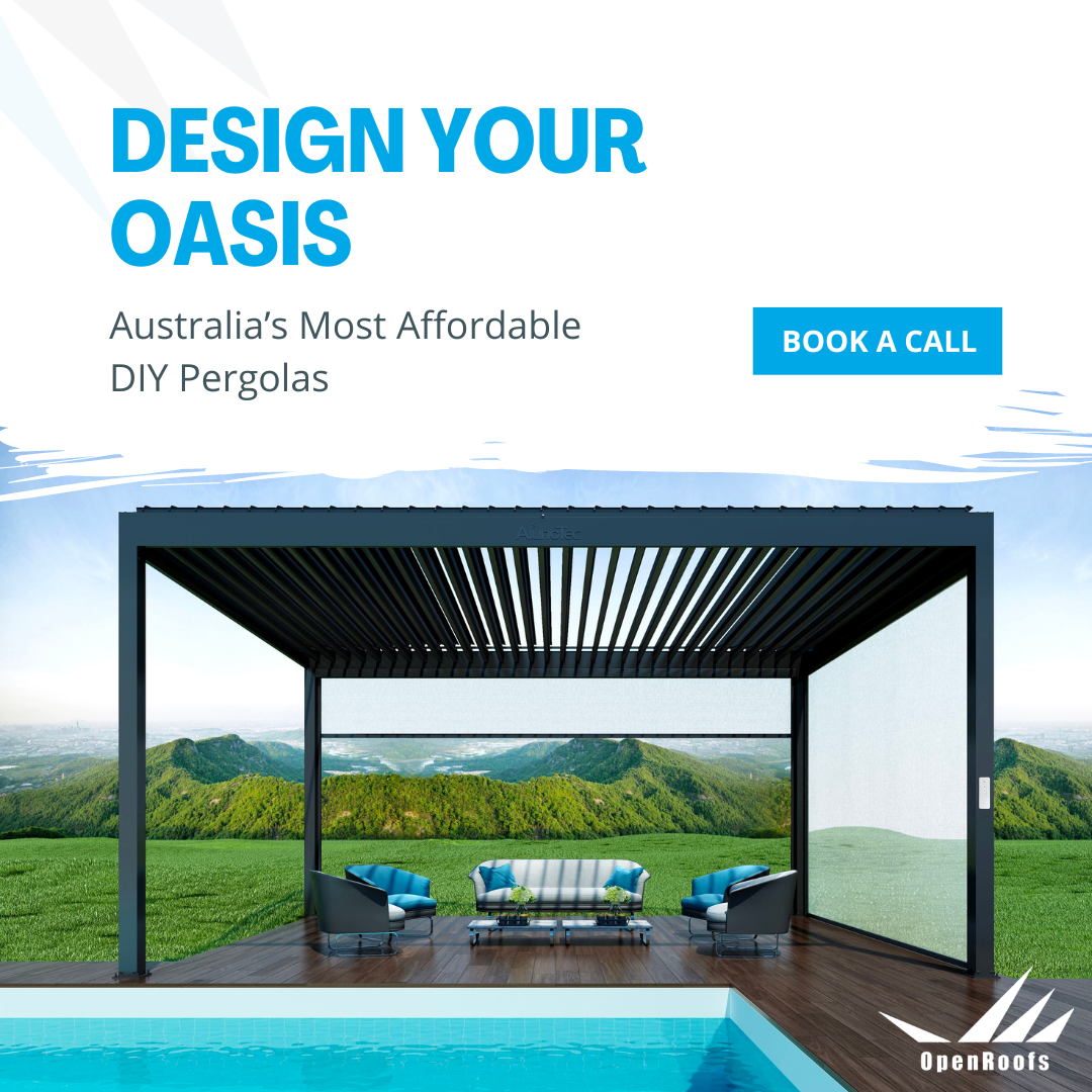 Opening Roof Pergolas Facebook ad: The Cheapest DIY Pergola that's got Australians Talking