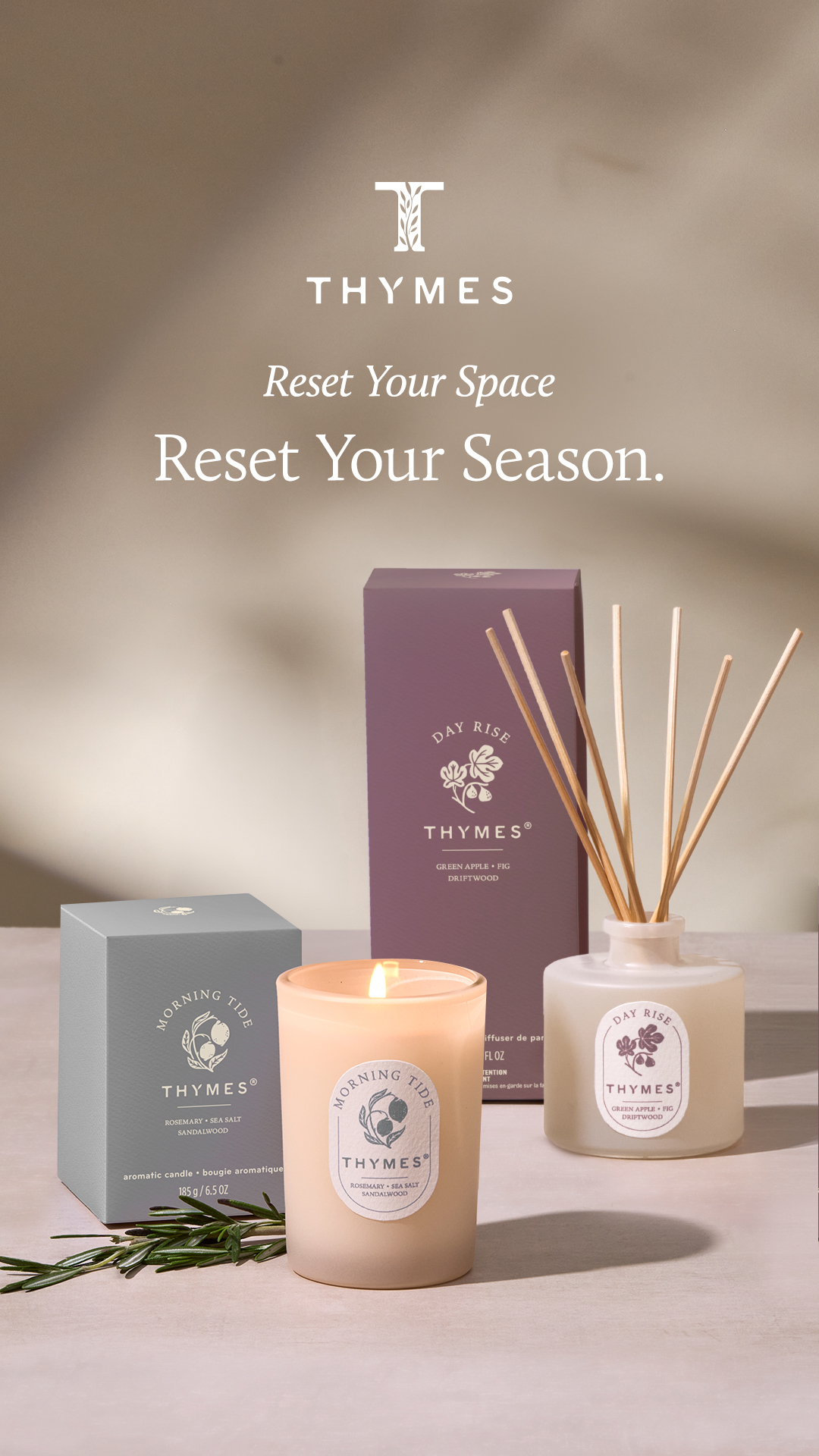 Thymes Facebook ad
