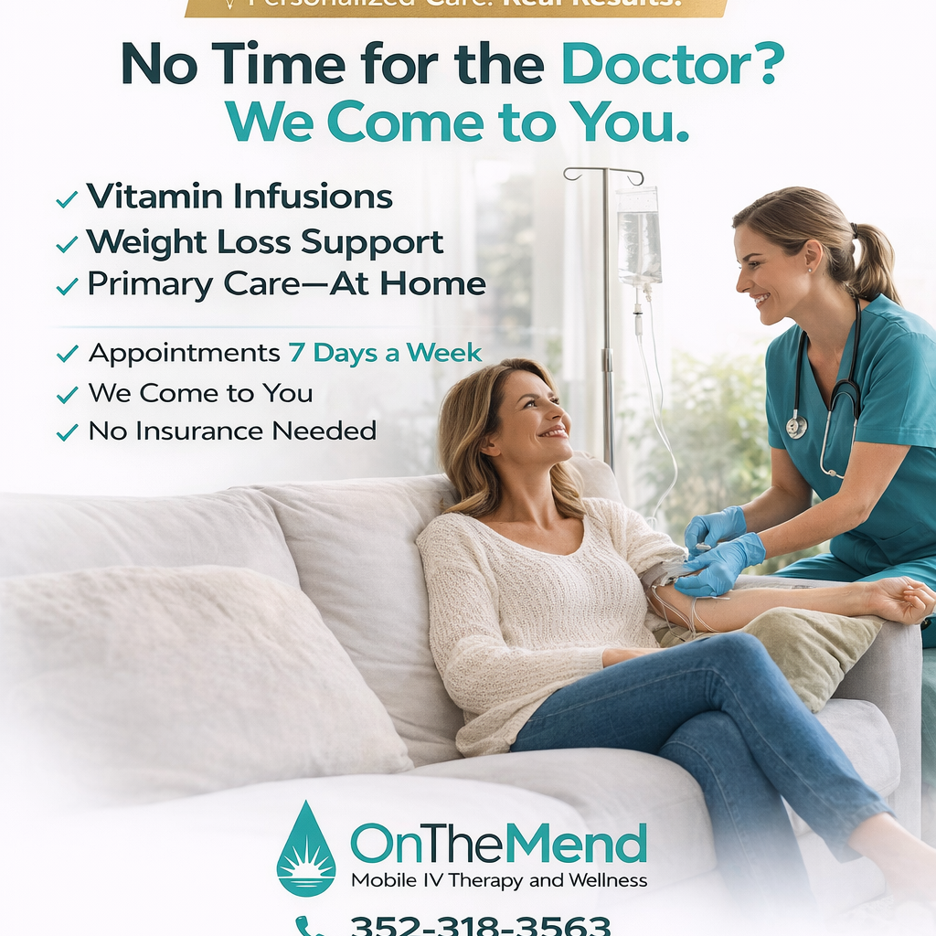 On The Mend Mobile IV Therapy & Wellness Facebook ad: Instagram