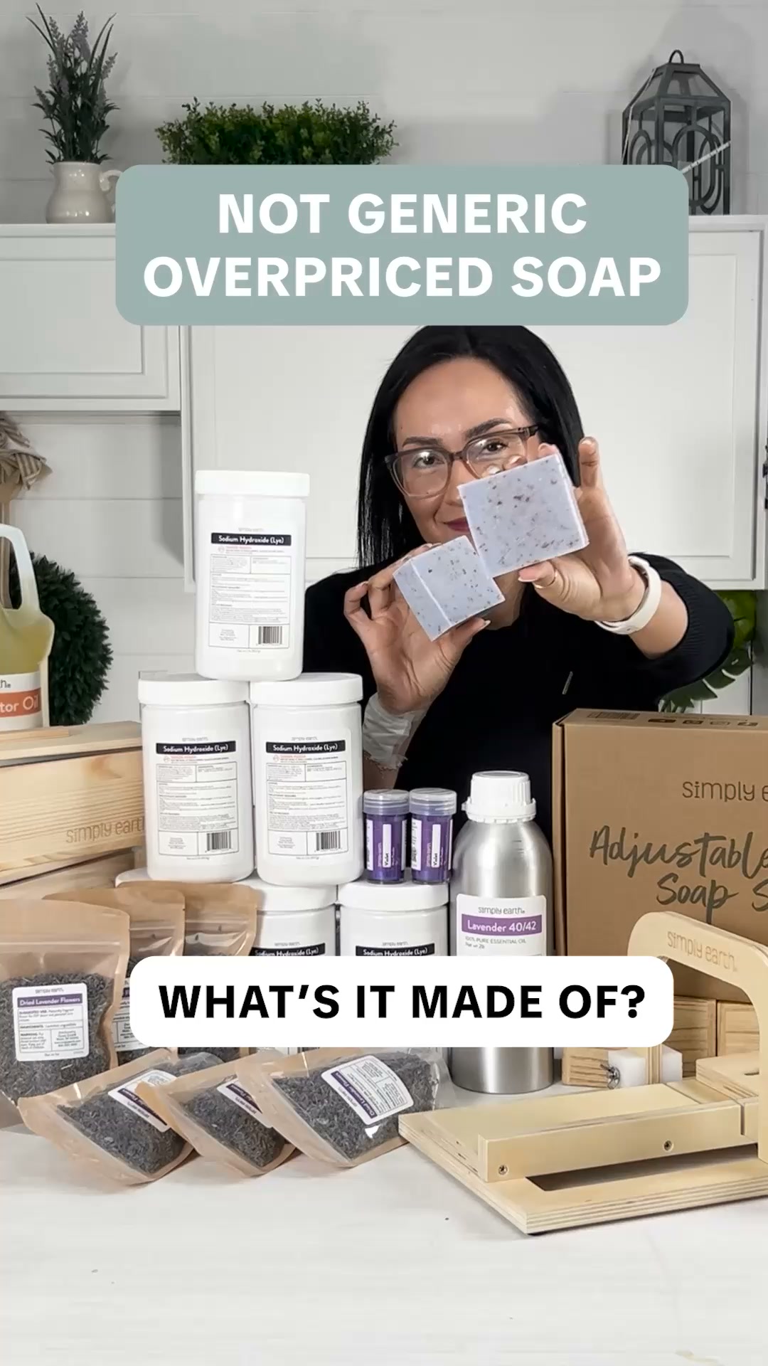 Simply Earth Facebook ad: 240 Bars. One Kit. A Plan to Sell Every Single One.