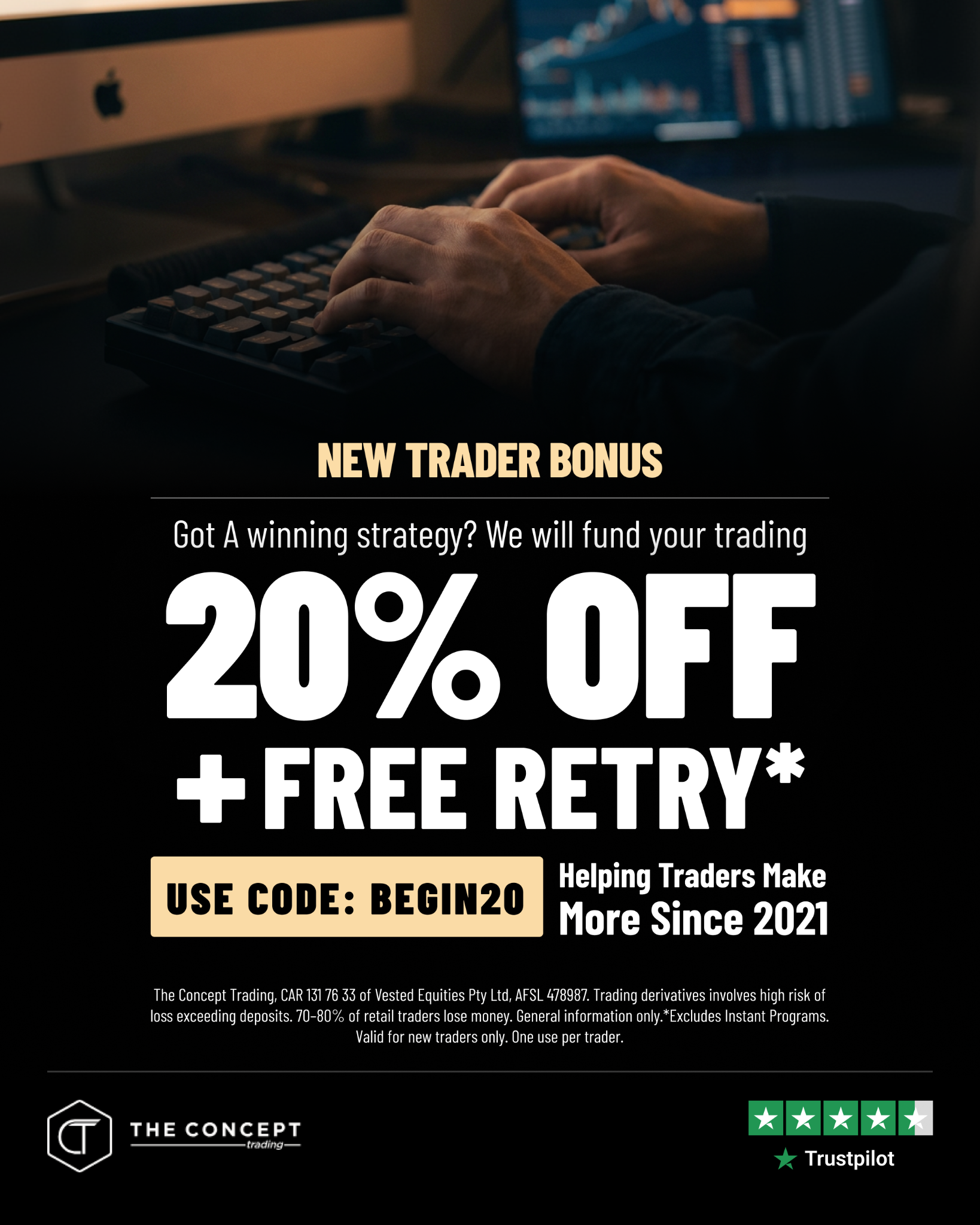 The Concept Trading Facebook ad from Aug 6, 2026