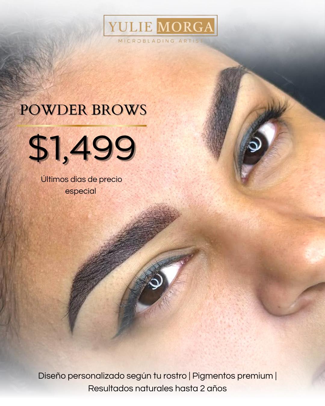 Yulie Morga - Microblading Artist Facebook ad