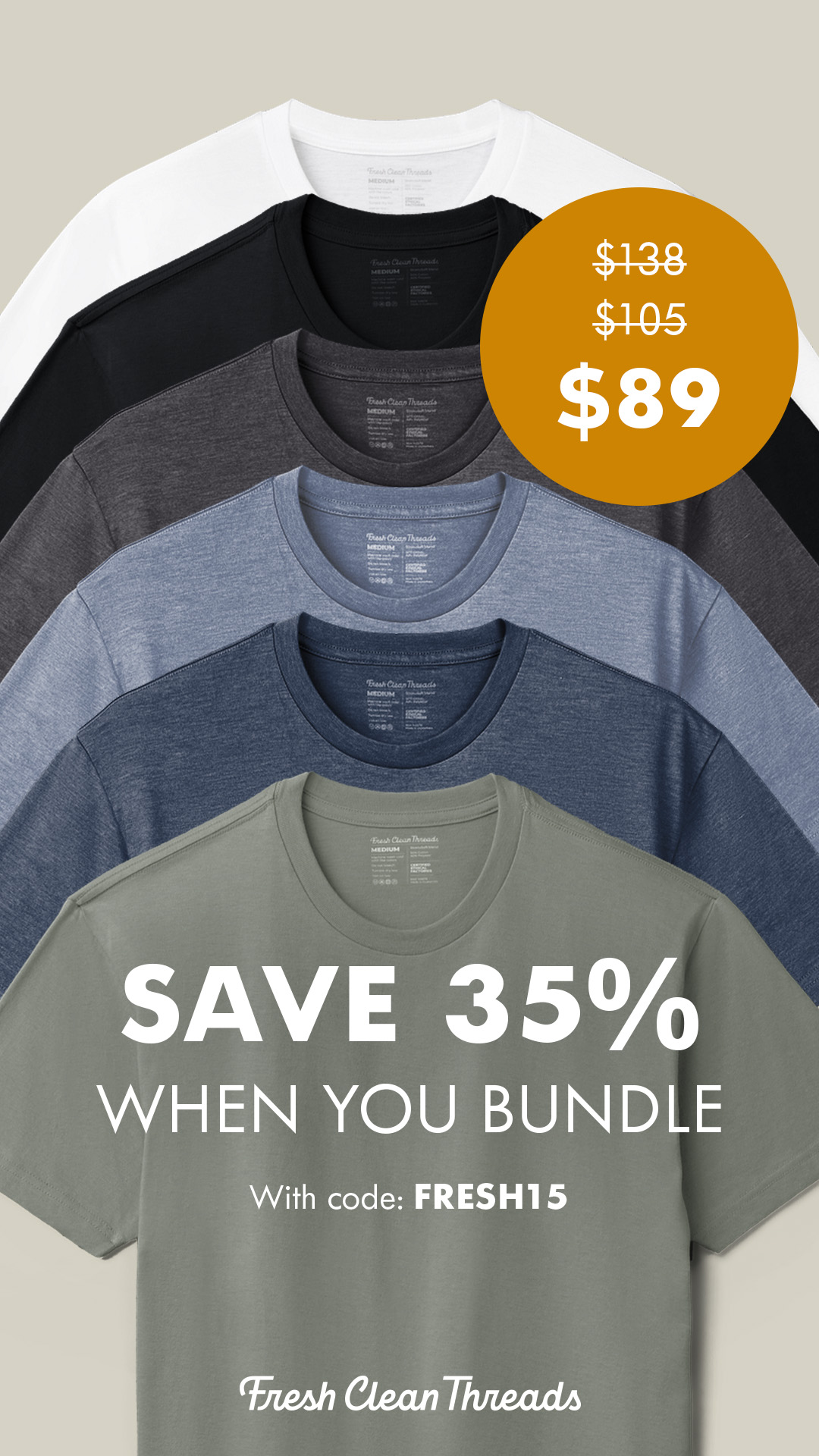 Fresh Clean Threads Facebook ad