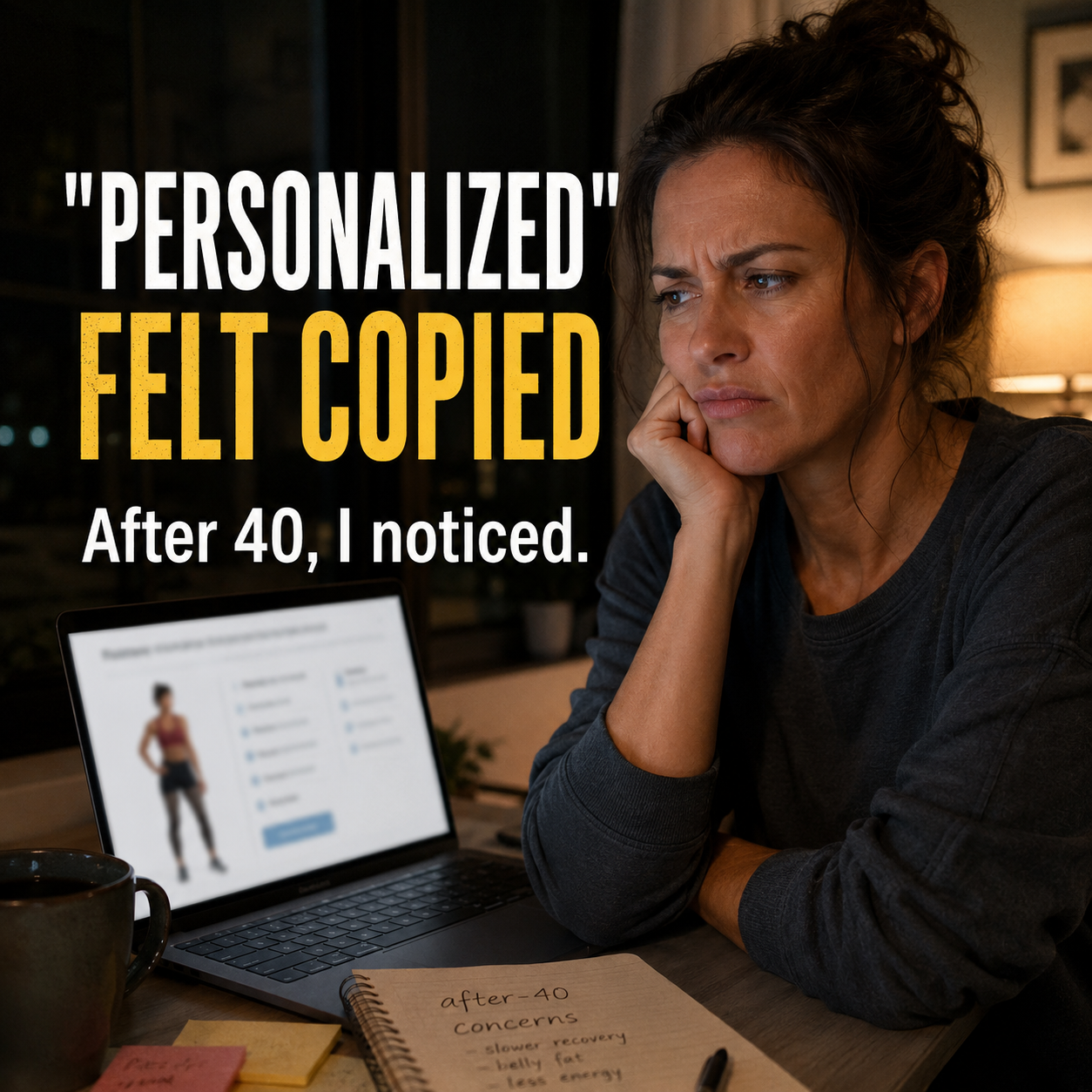 Unleash Your Wellness Facebook ad: How I Stopped Falling for Personalized Fitness Plans That…