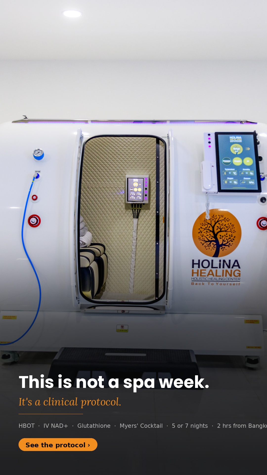 Holina Healing Facebook ad