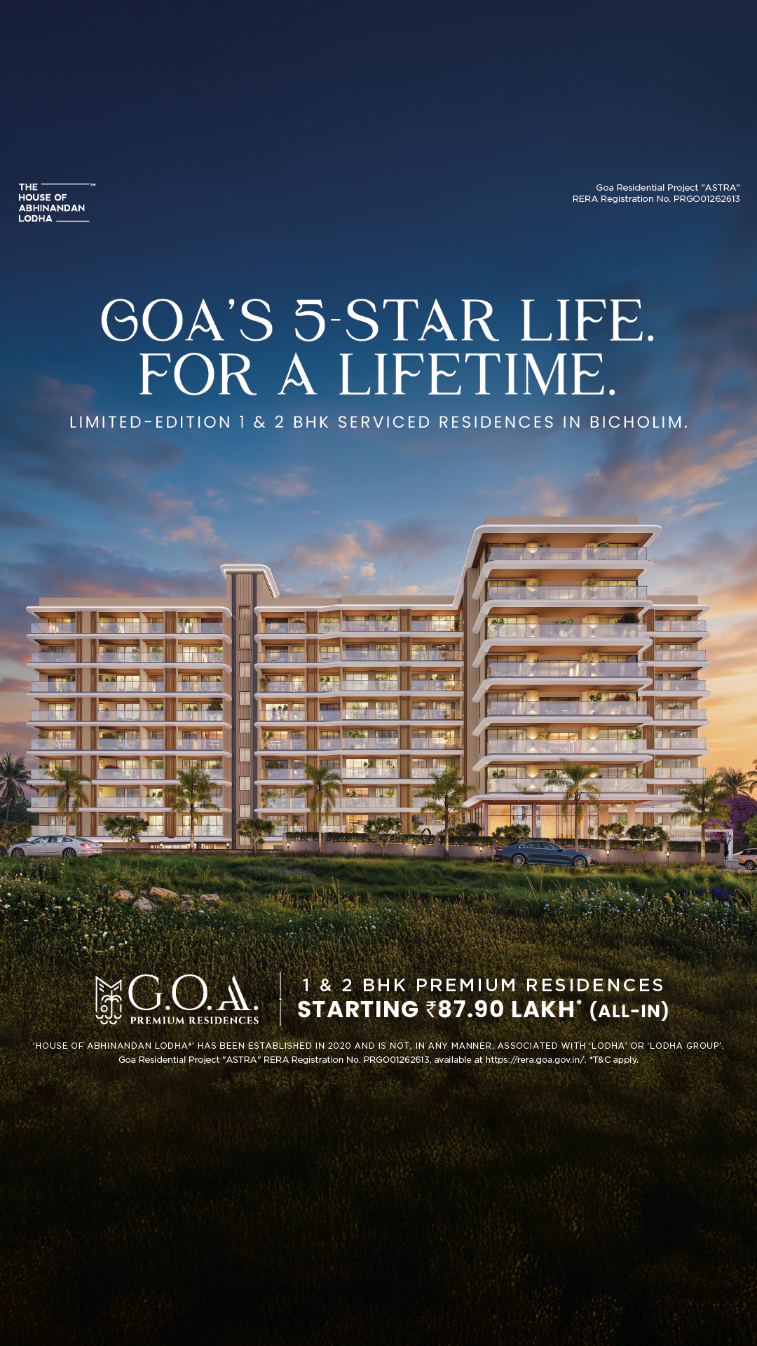 The House of Abhinandan Lodha Facebook ad