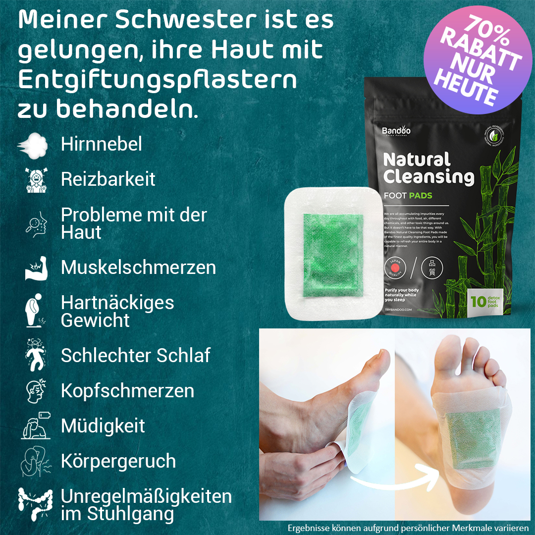 Natürliche Detox-Pflaster Facebook ad