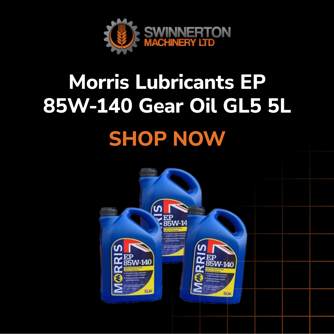 Swinnerton Machinery Ltd Facebook ad: Morris Lubricants are now in stock at Swinnerton…