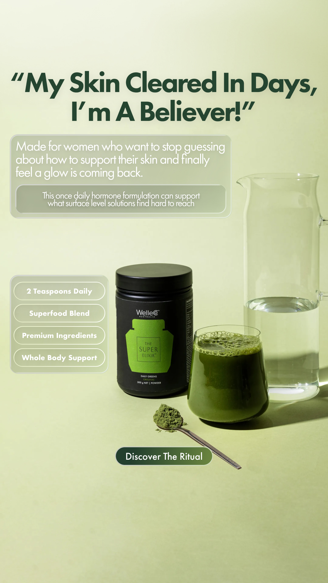 WelleCo Facebook ad