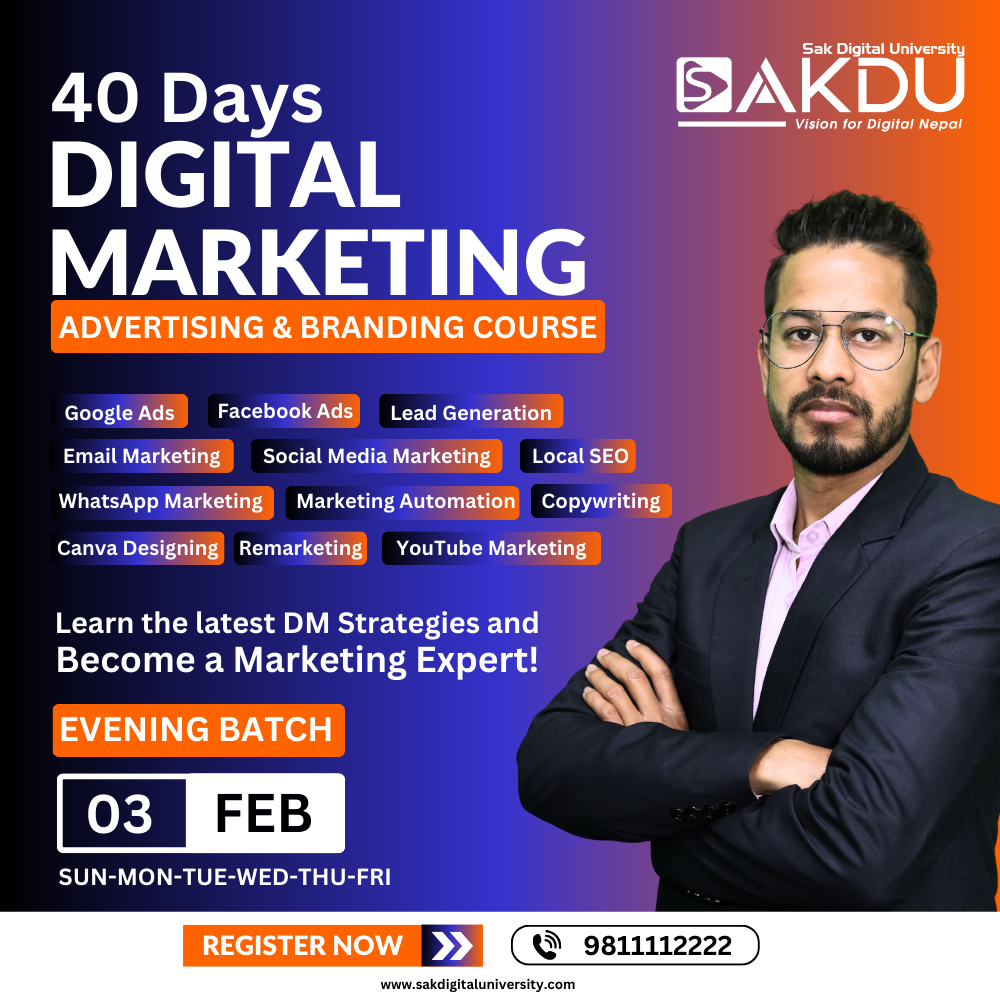 SAKDU - SAK Digital University Facebook ad