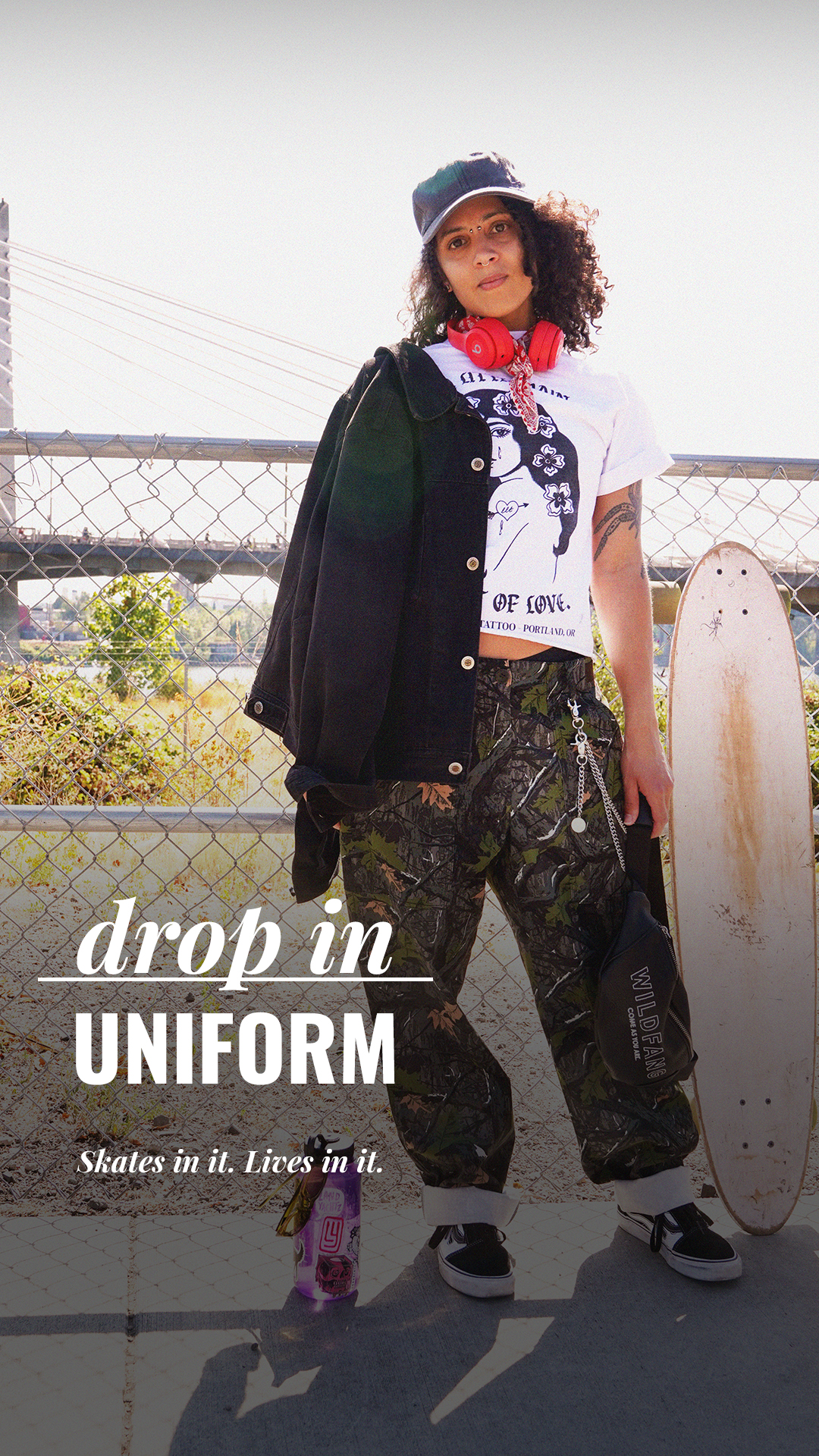 Wildfang Facebook ad: PUT IT ON. MOVE ON.
