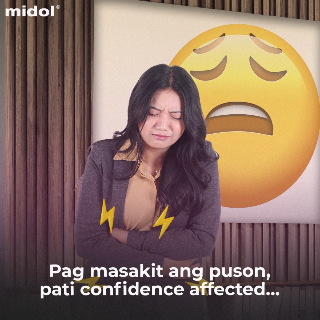 Midol Philippines Facebook ad: Umeeksena ang sakit sa puson sa moment mo!?!?!?