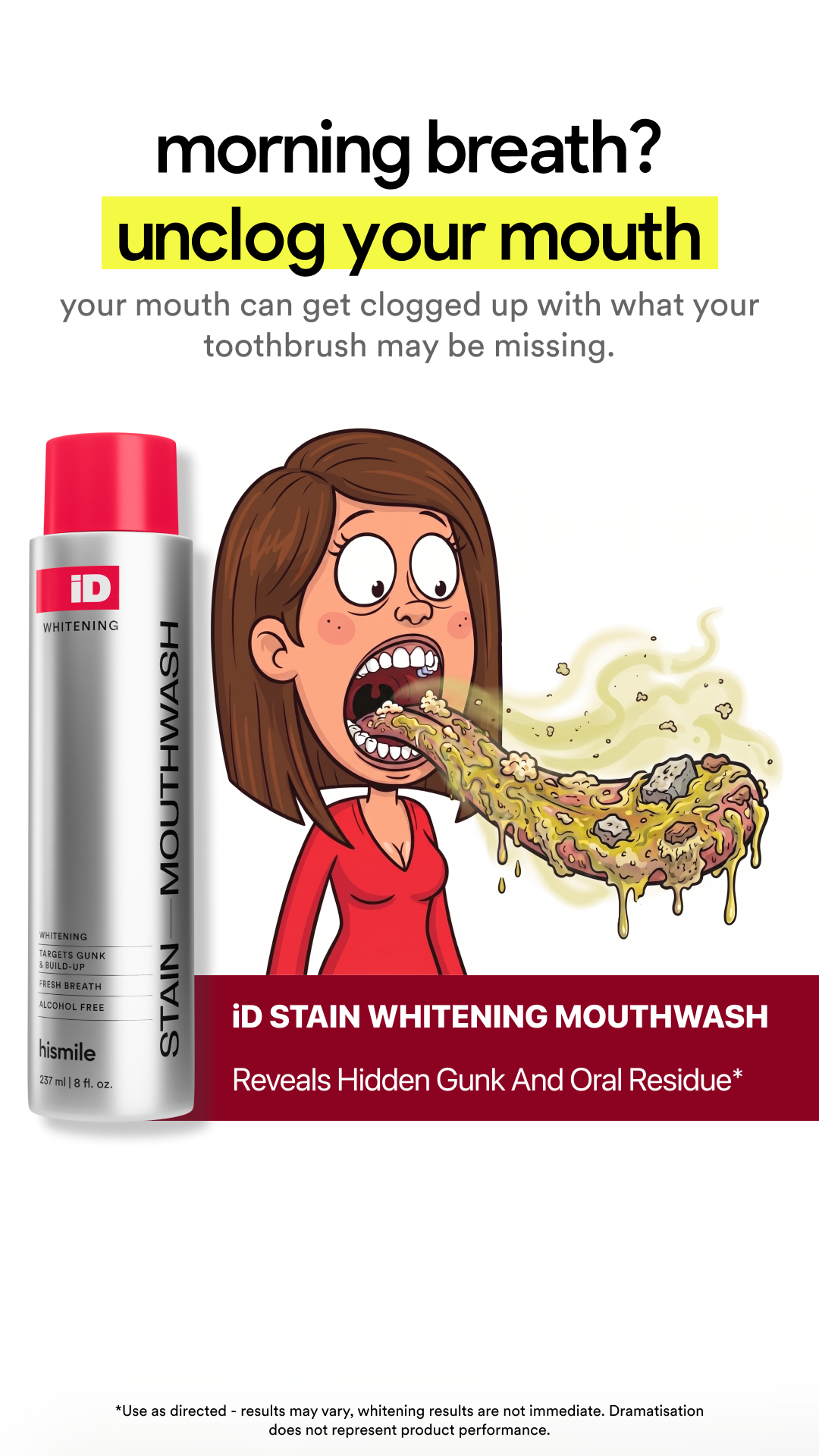 Hismile Facebook ad