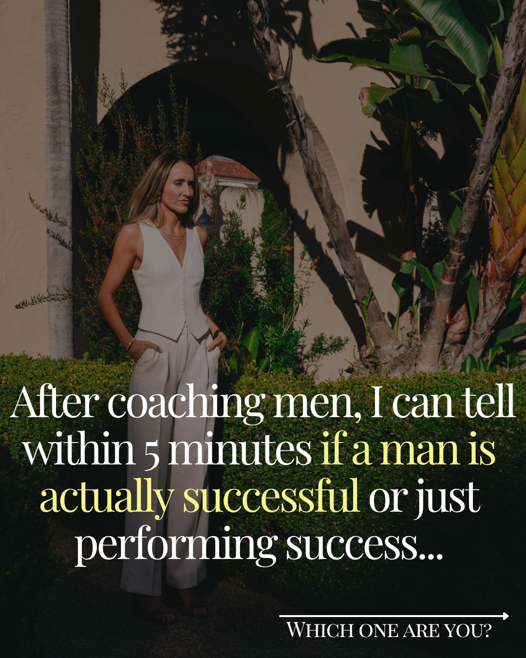 SFA Coaching Facebook ad: If you're a high-achieving man who closes deals…