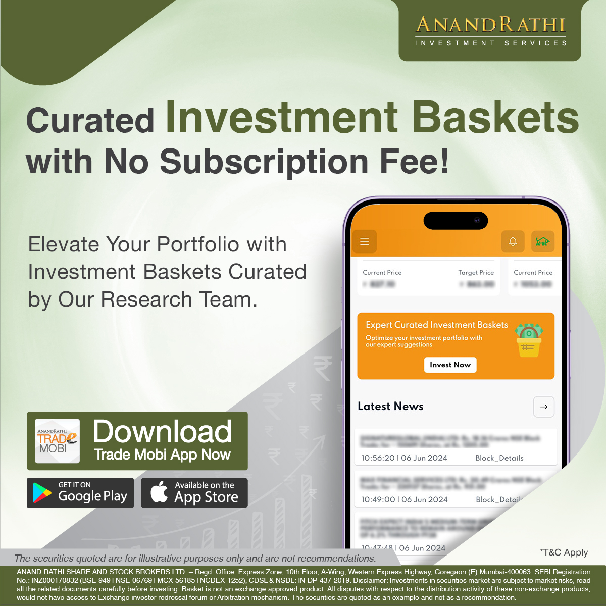 Anand Rathi Shares and Stock Brokers Limited Facebook ad