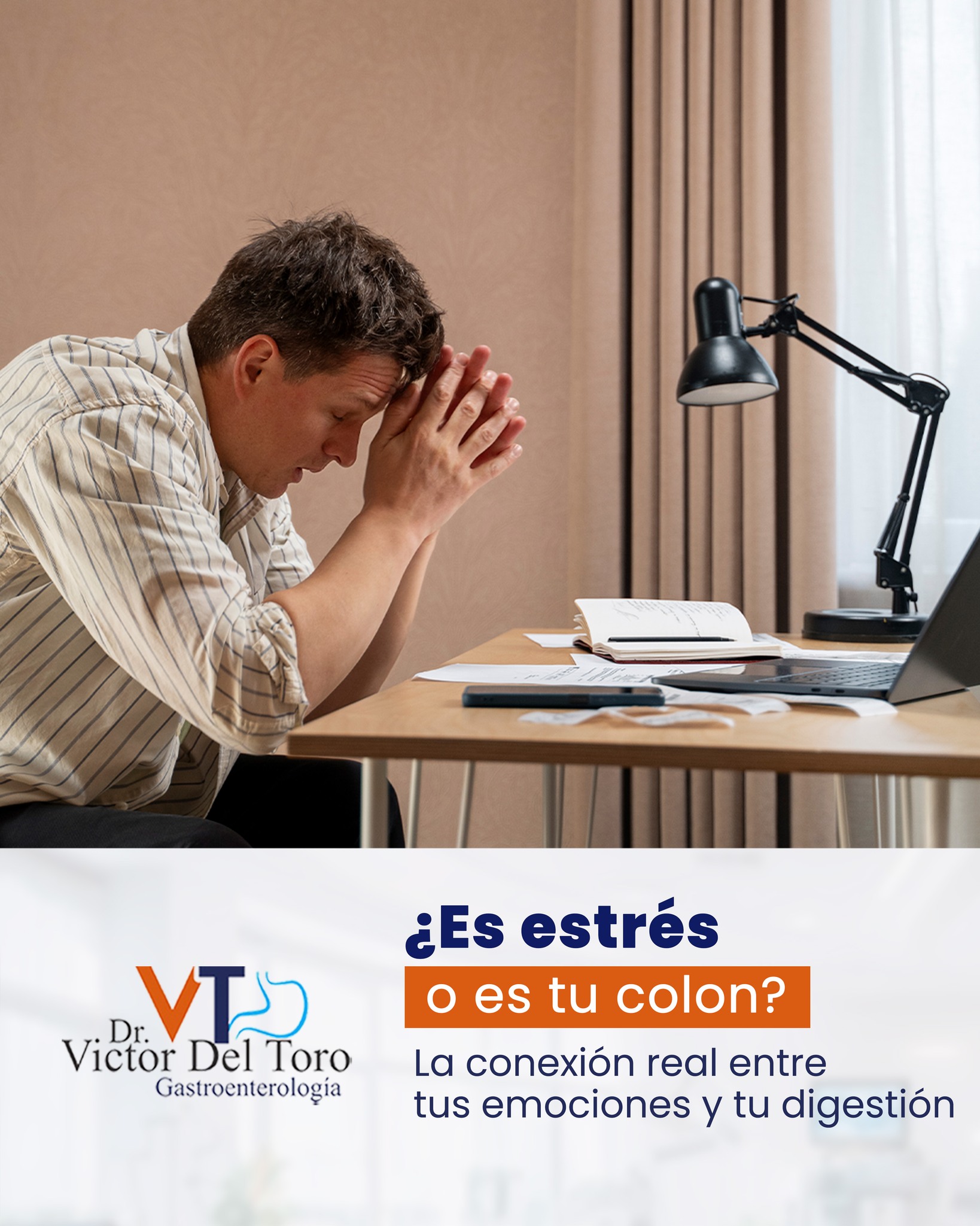 Dr. Victor Del Toro Facebook ad: ¿Alguna vez has sentido mariposas o un nudo…