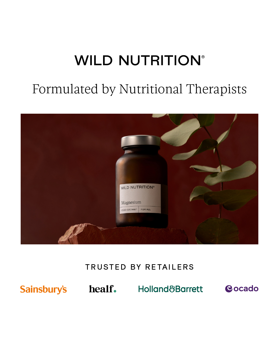 Wild Nutrition Facebook ad: Wild by nature