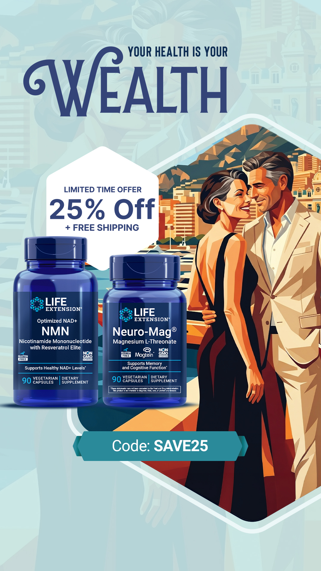 Life Extension Facebook ad