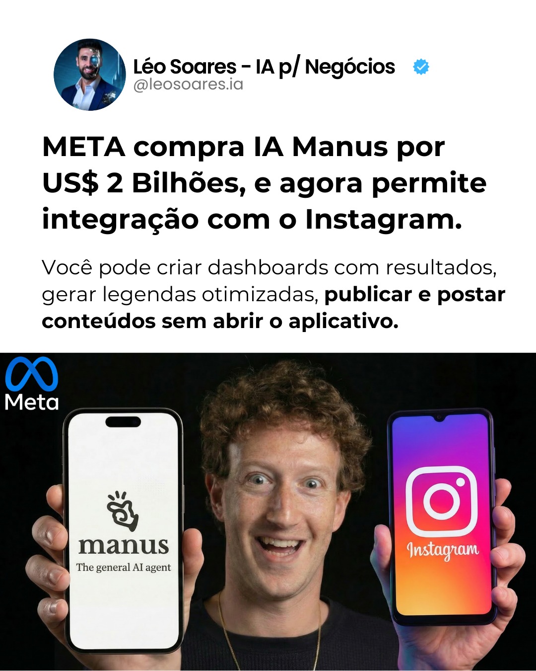 Leo Soares Facebook ad: Comenta IA que eu te mando o link