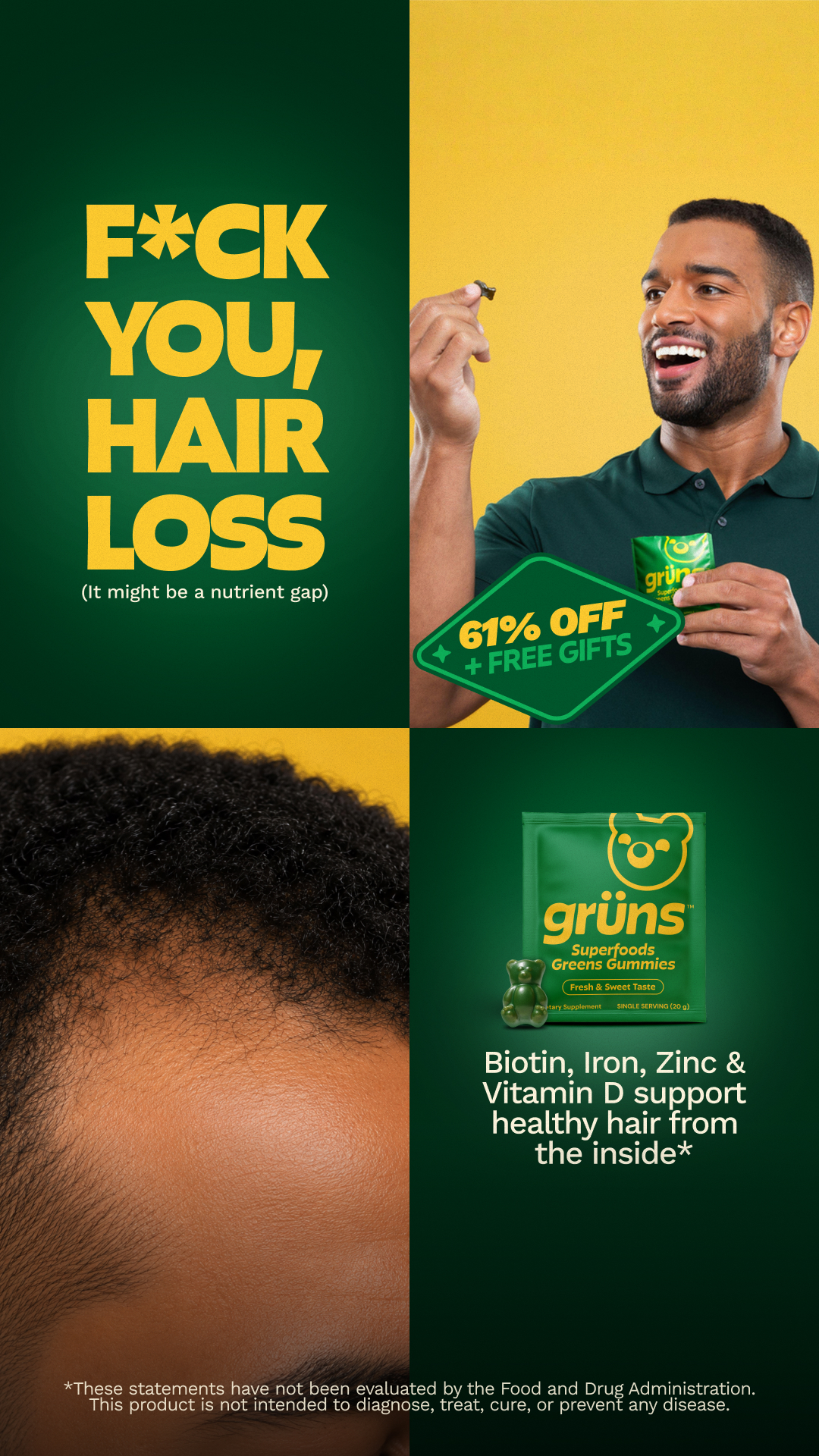 Grüns Facebook ad