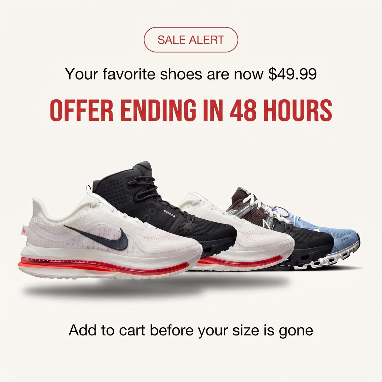 UniversalSportswear Facebook ad: sale running