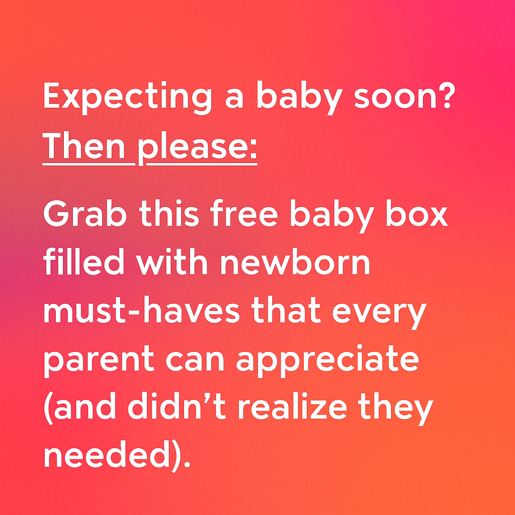Your Baby Club UK Facebook ad