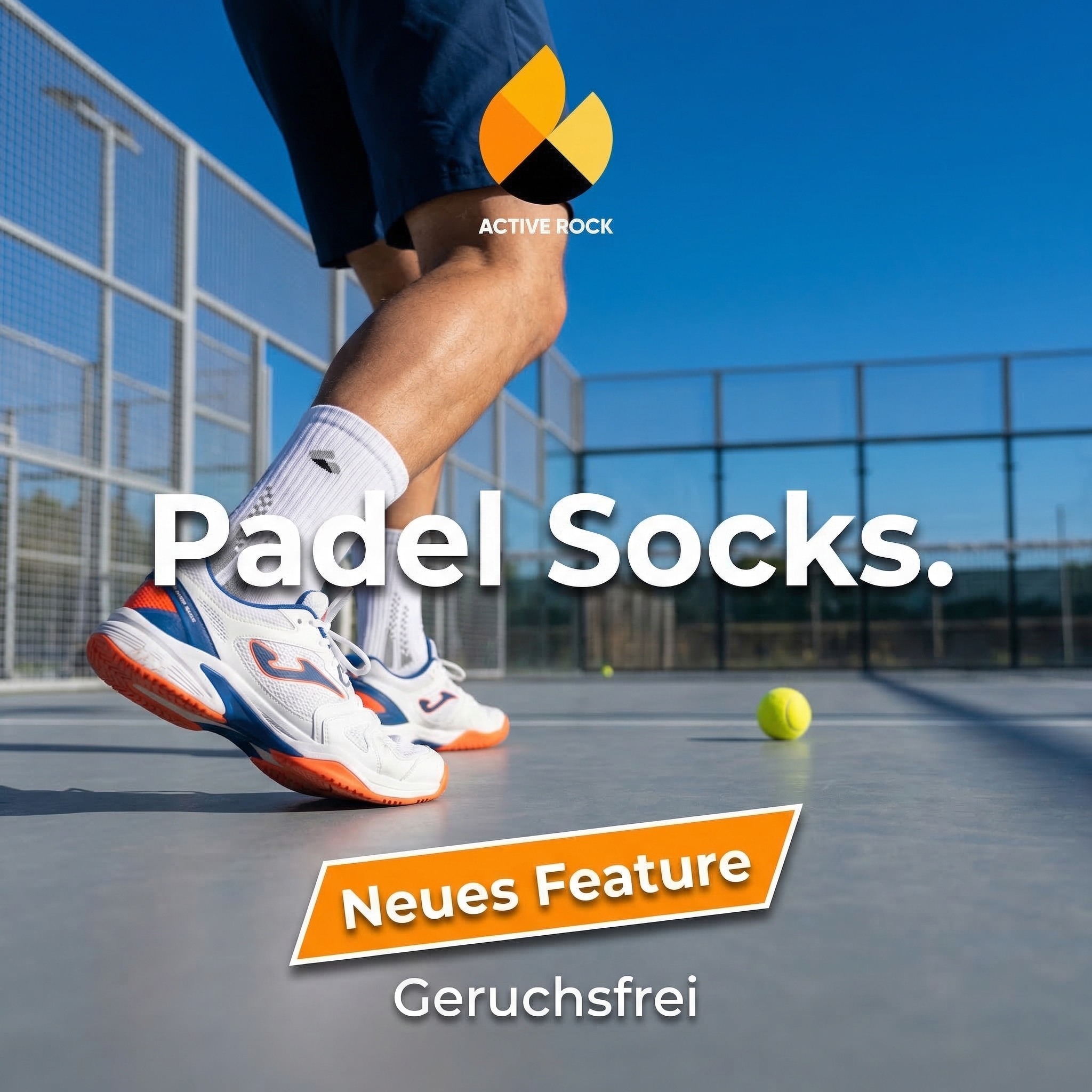 Active Rock Facebook ad: Die ultimativen Padel-Socken