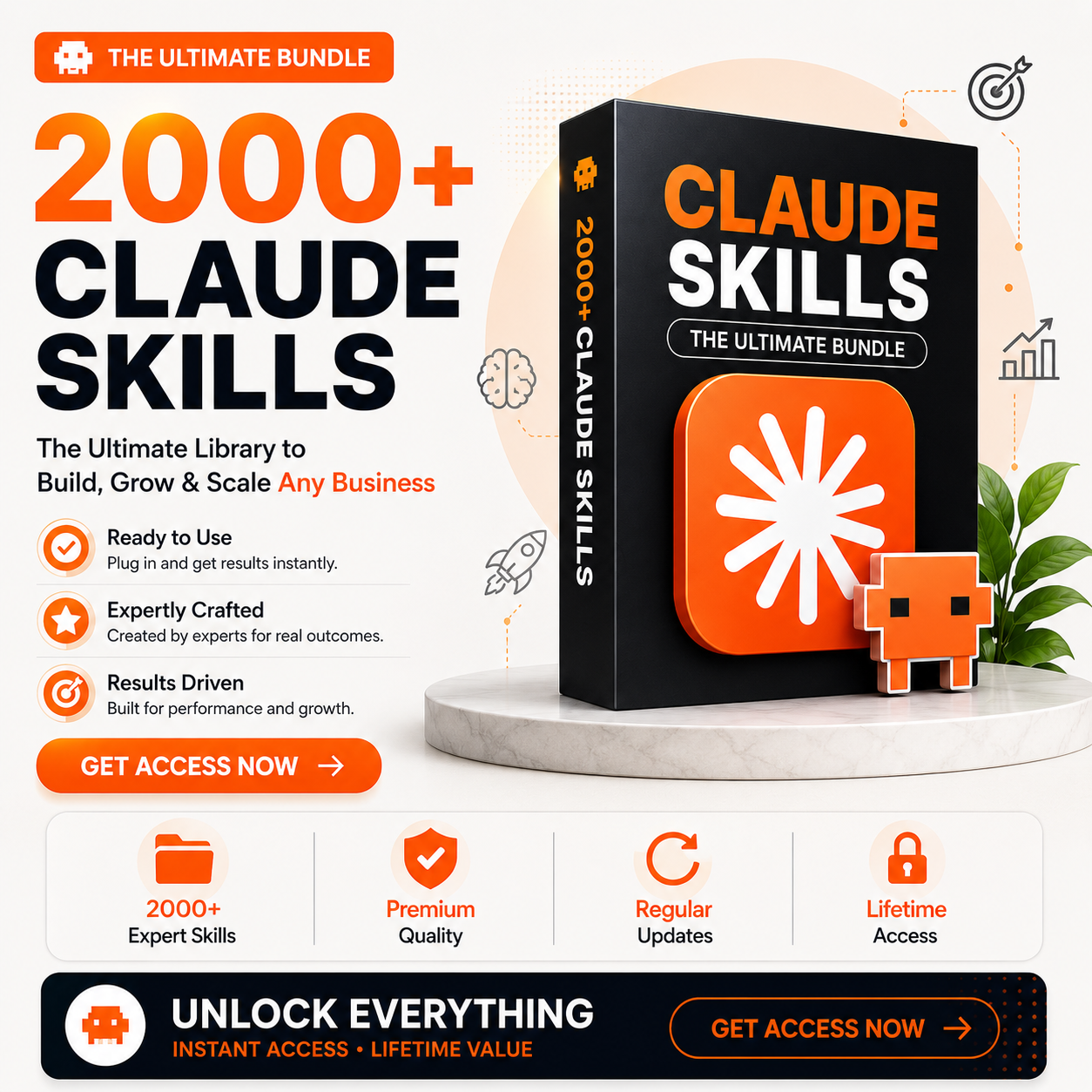AI Avalanche Facebook ad: Unlock Claude’s Full Power with 2,000+ Ready Skills
