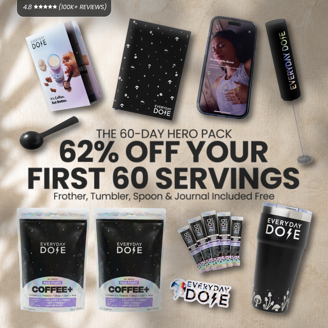 Everyday Dose Facebook ad: Pour Yourself Coffee That Does More