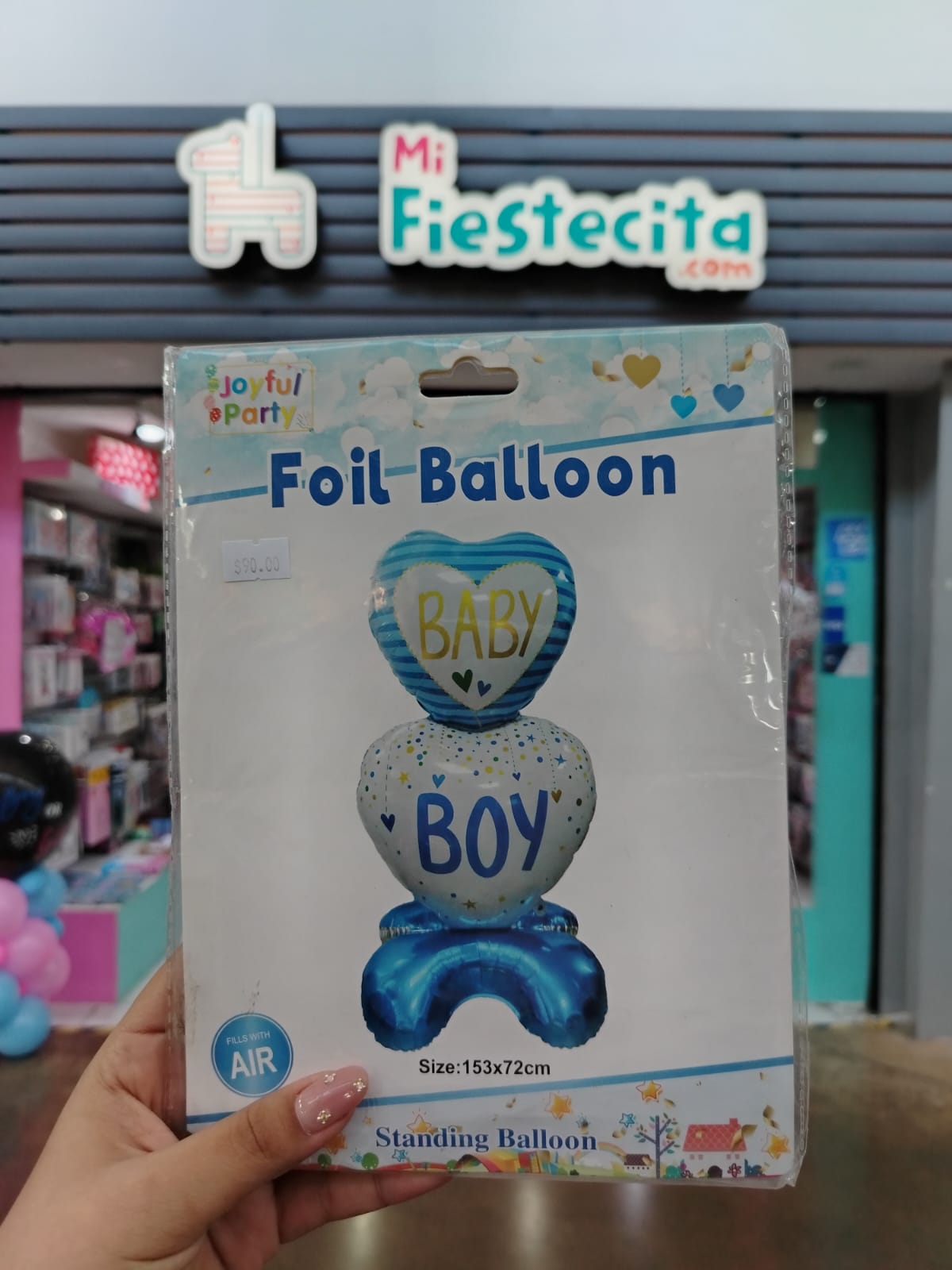 MiFiestecita.com Facebook ad: Baby Shower mode ON