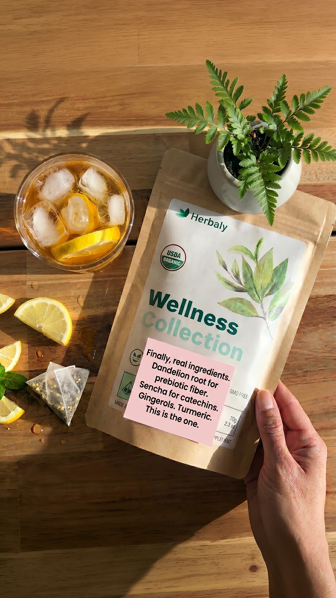 Herbaly Facebook ad