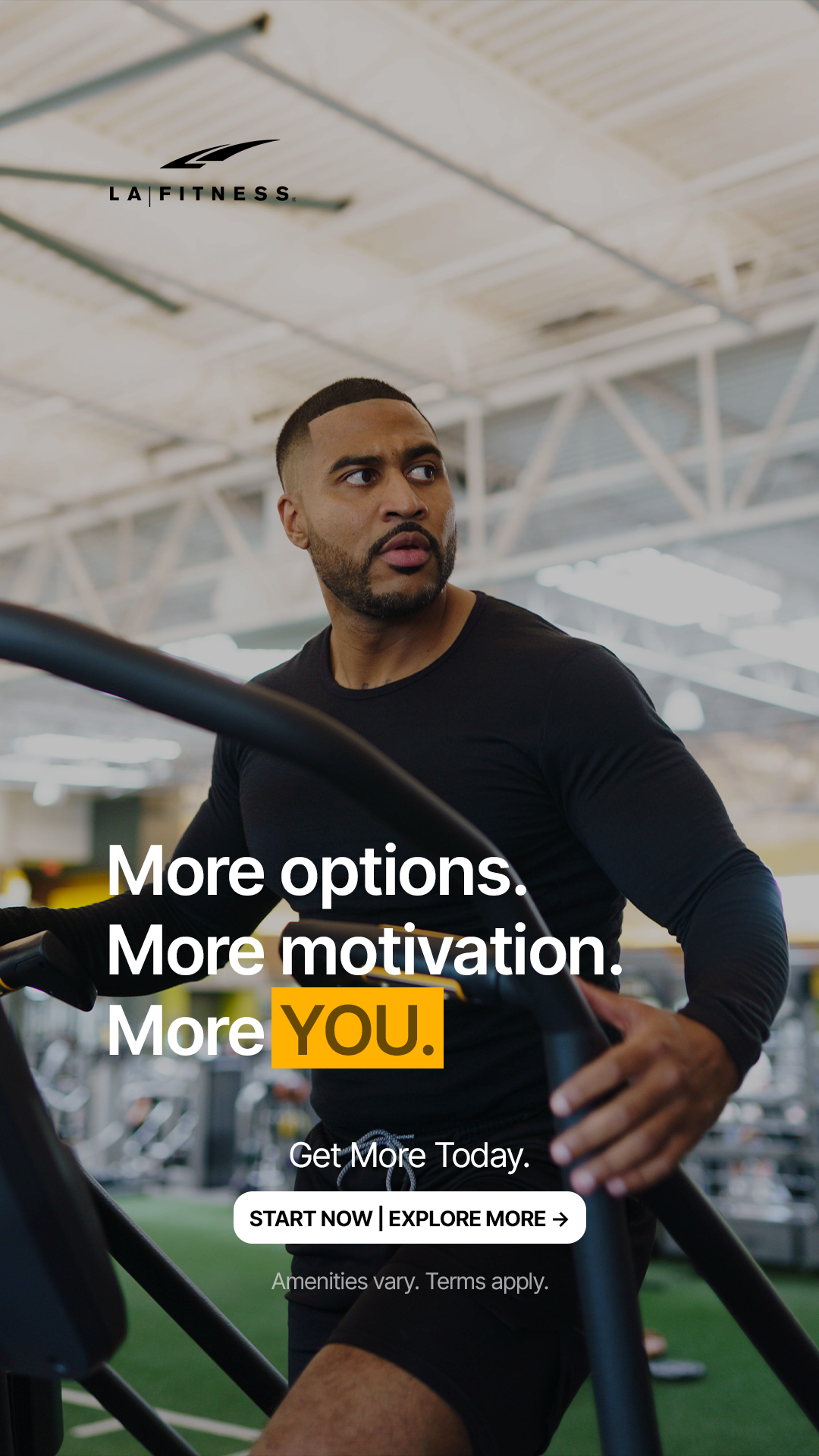 LA Fitness Facebook ad
