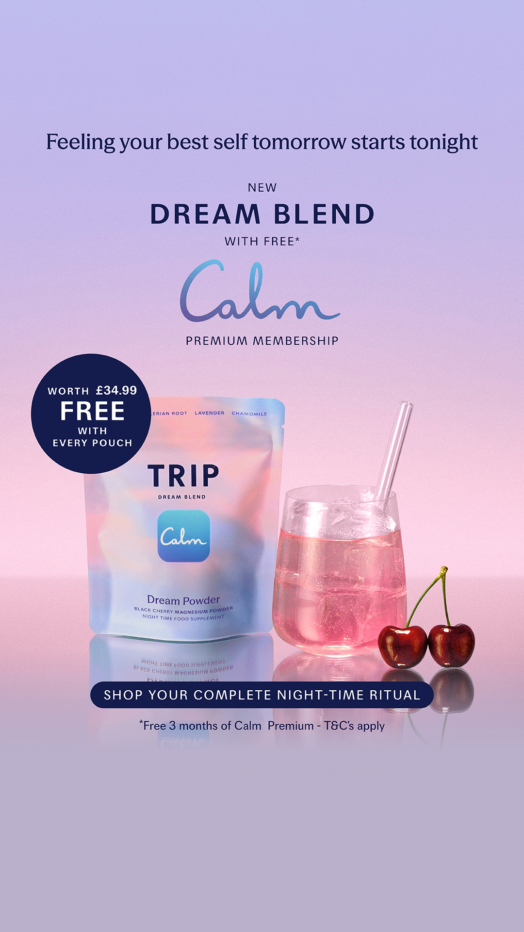 Calm Facebook ad