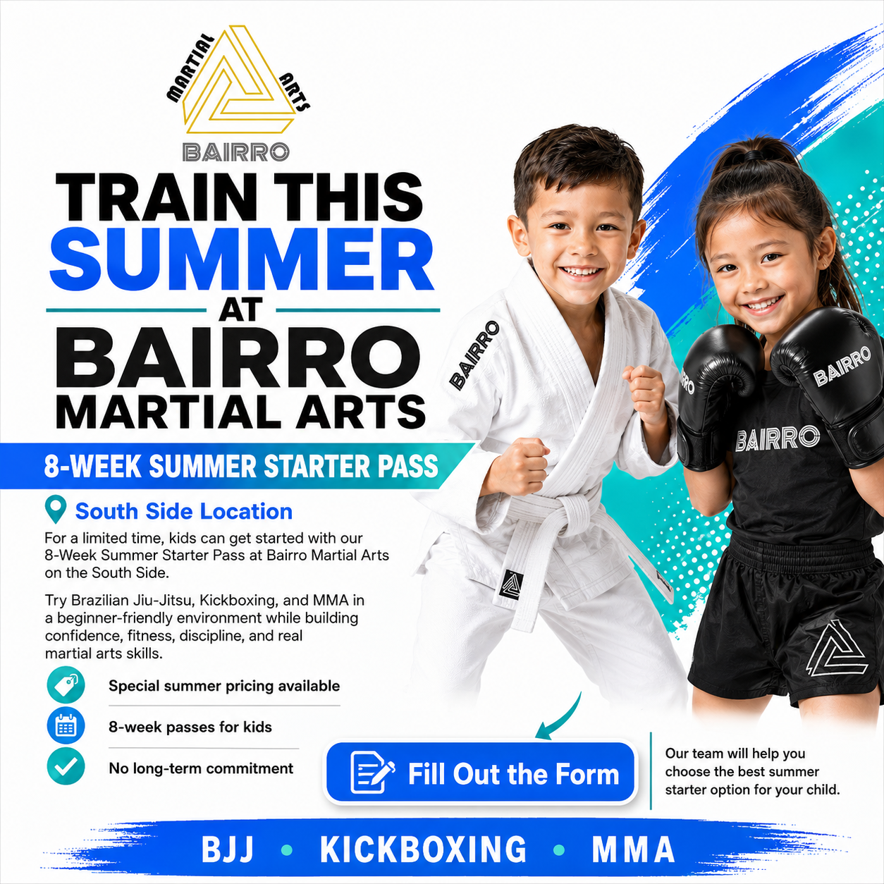 Bairro Brazilian Jiu-Jitsu & Muay Thai Kickboxing Facebook ad