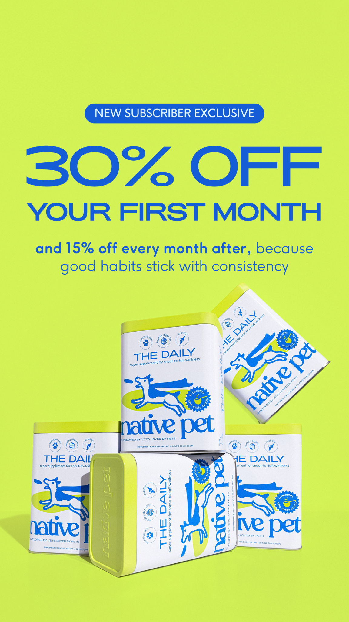 Native Pet Facebook ad
