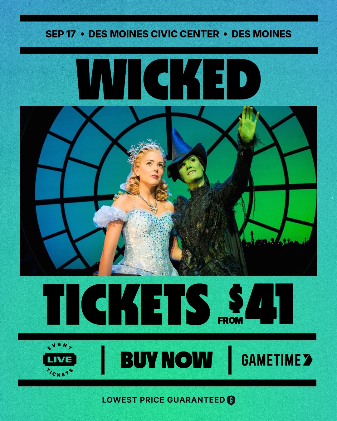 Gametime Facebook ad