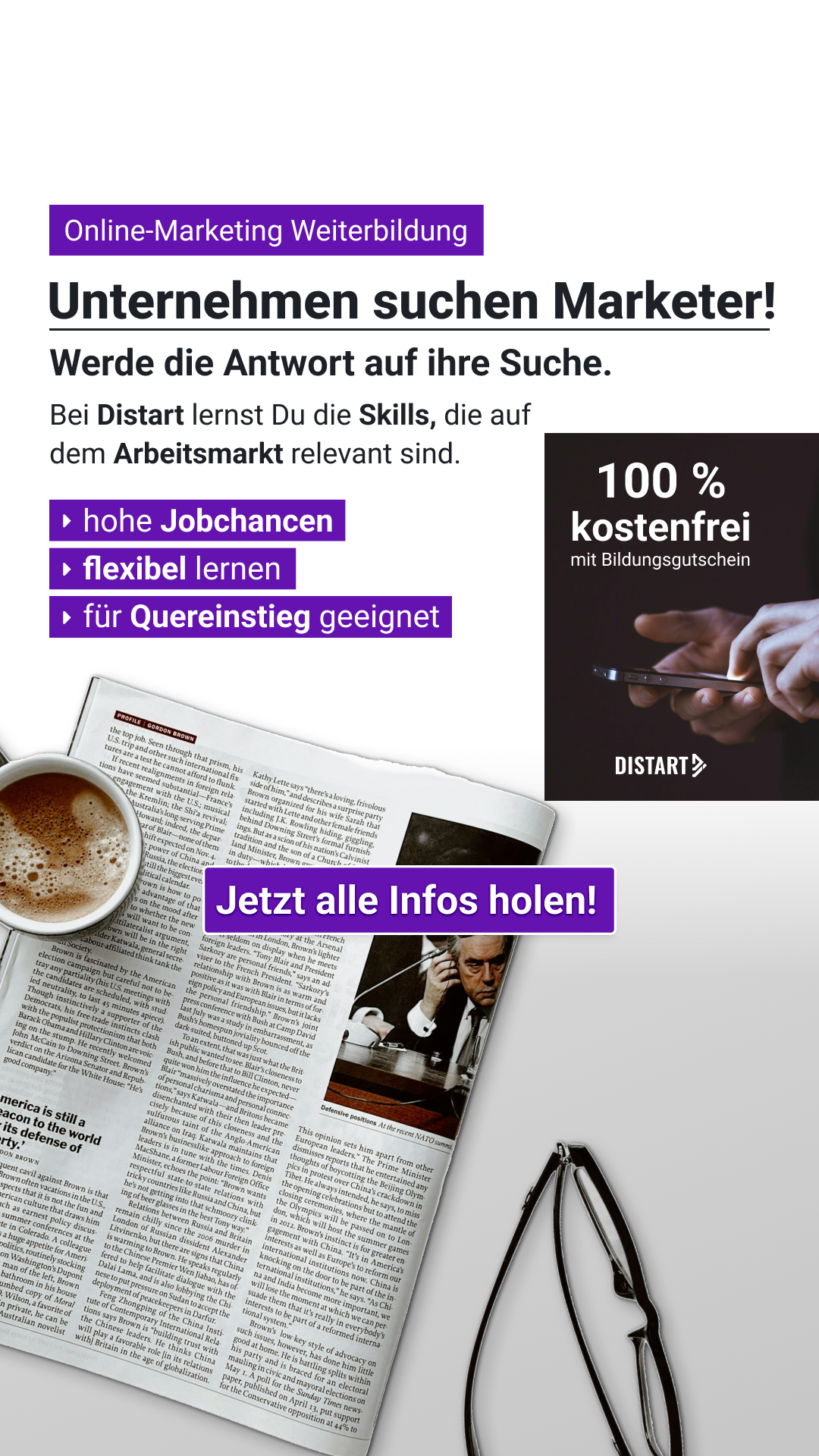 Distart Facebook ad