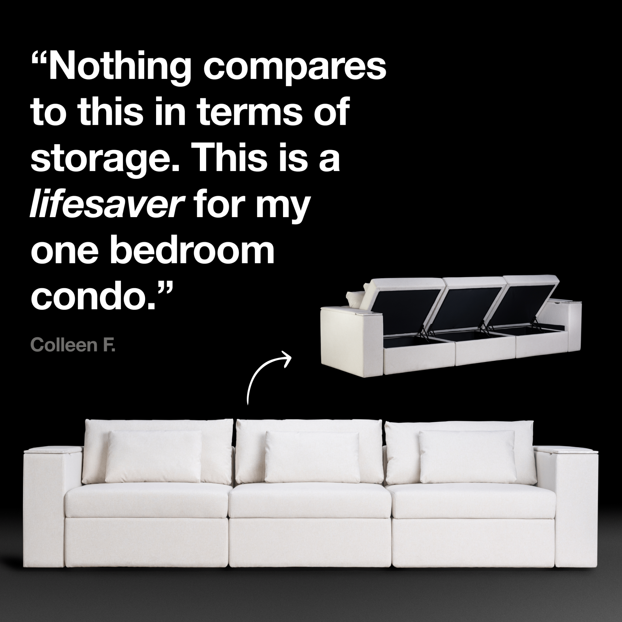 Rezy Design Facebook ad: Unbelievably functional. Incredibly comfortable.