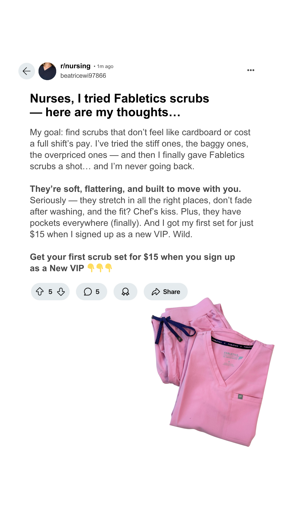 Katelyn G Facebook ad
