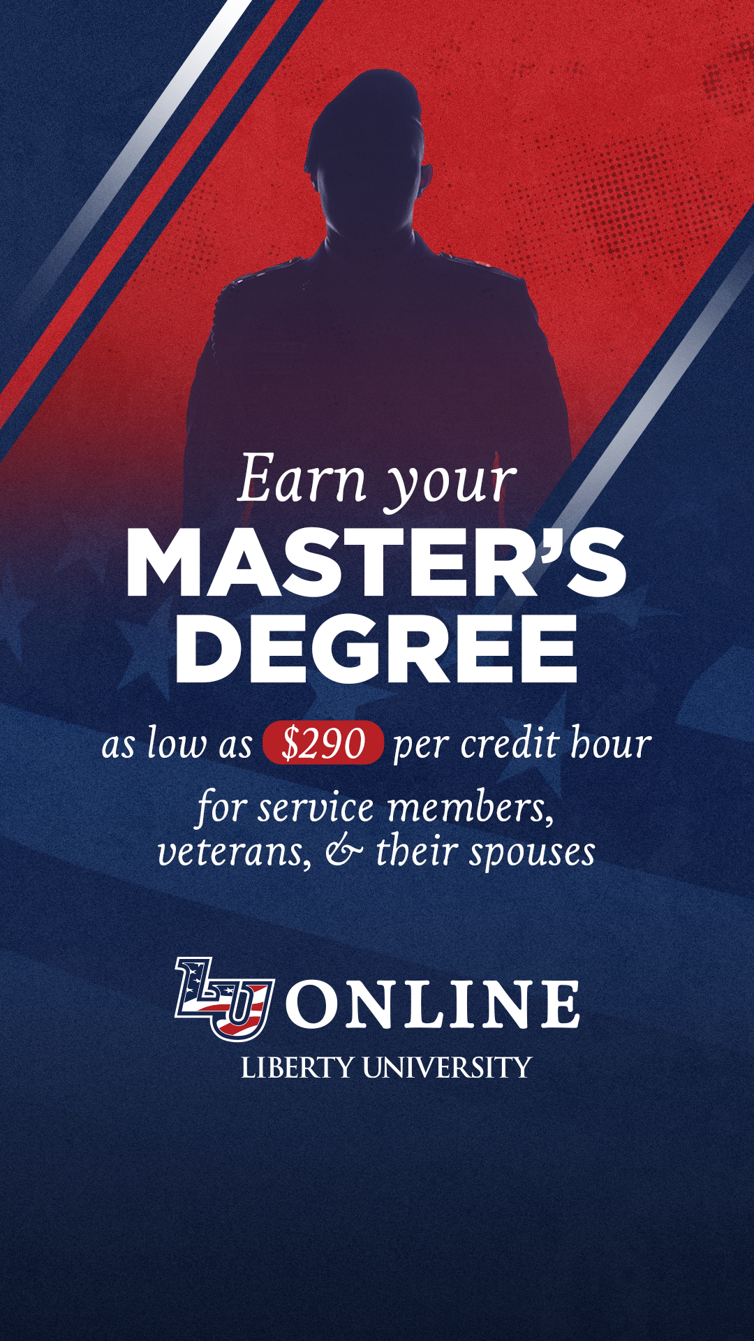 Liberty University Online Programs Facebook ad