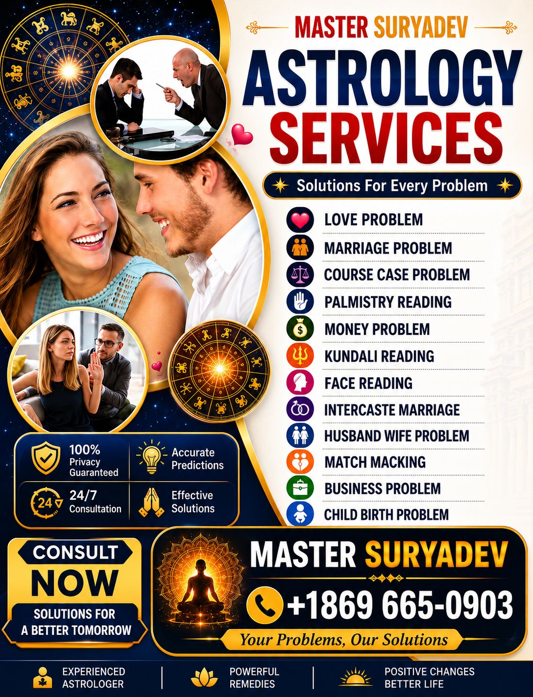 World famous No'1 best astrologer and physic Facebook ad: NO1 Astrologer Spiritual healer Call:+869 665-0903