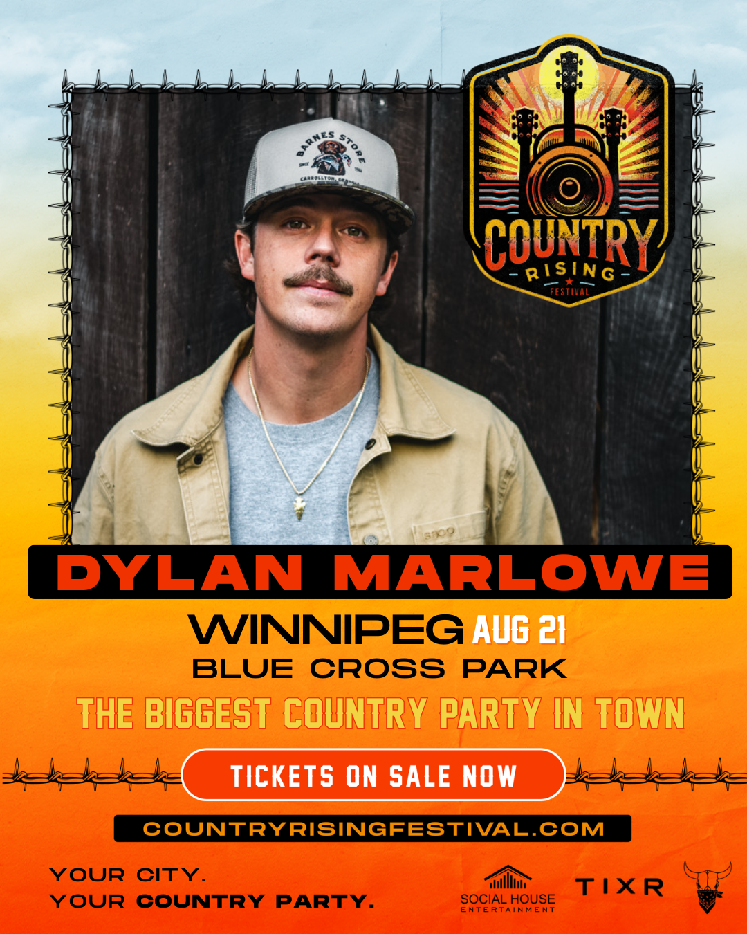 Country Rising Fest : Winnipeg Facebook ad