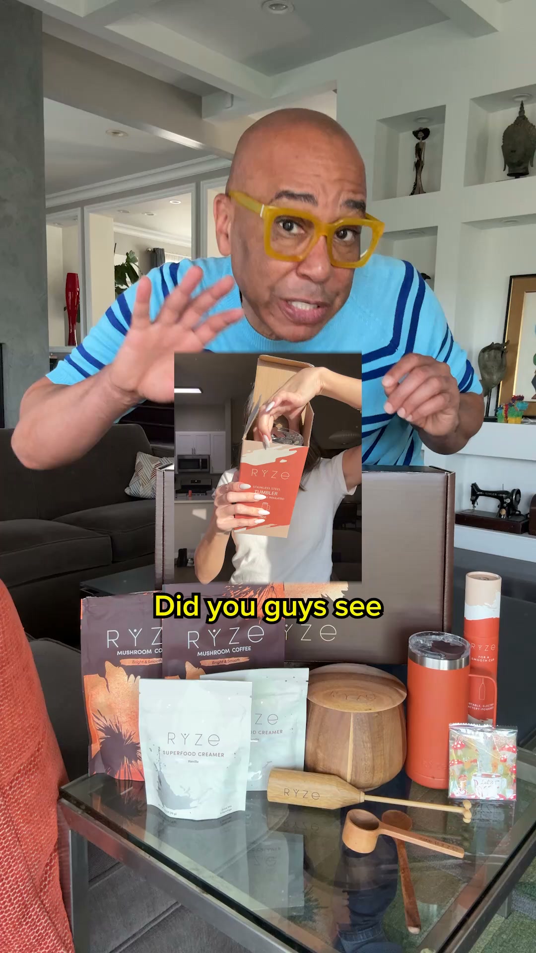 RYZE Superfoods Facebook ad: Pour Yourself a Better Cup of Coffee