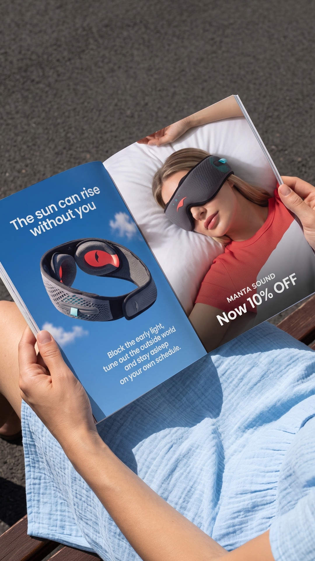 Manta Sleep Facebook ad