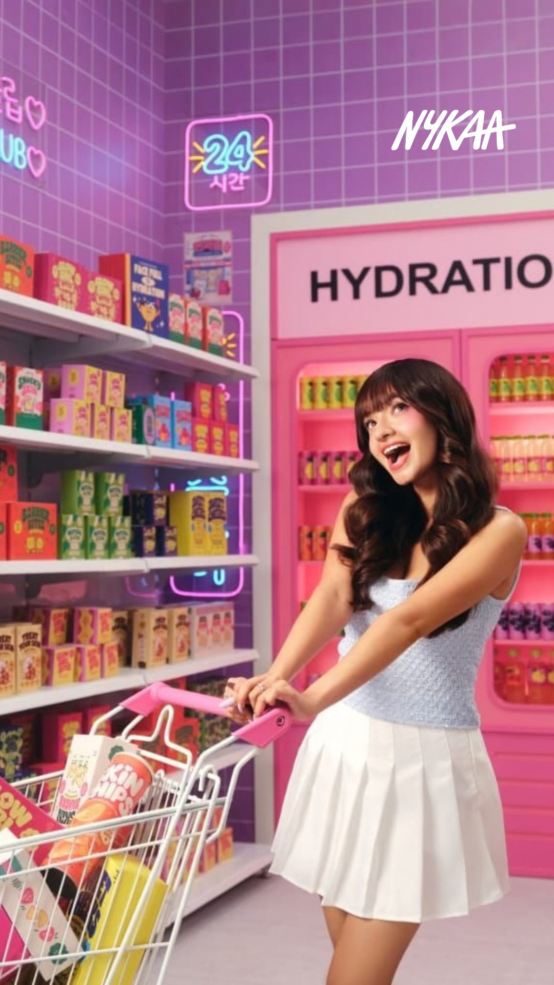 Nykaa Facebook ad: Korea’s biggest skincare, haircare and makeup obsessions…