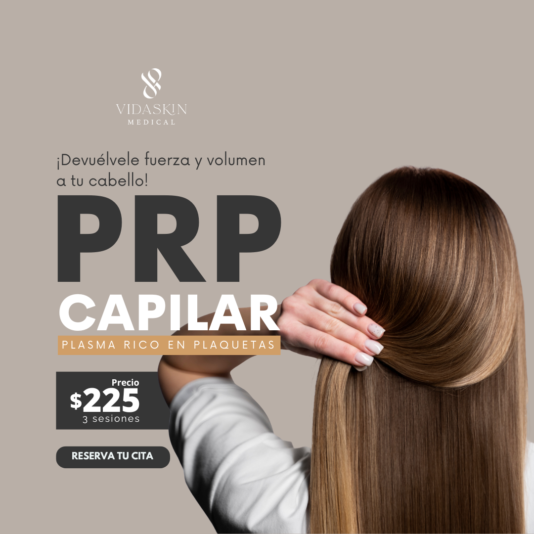 Vidaskin Medical Facebook ad: ¿Notas caída de cabello o pérdida de densidad?