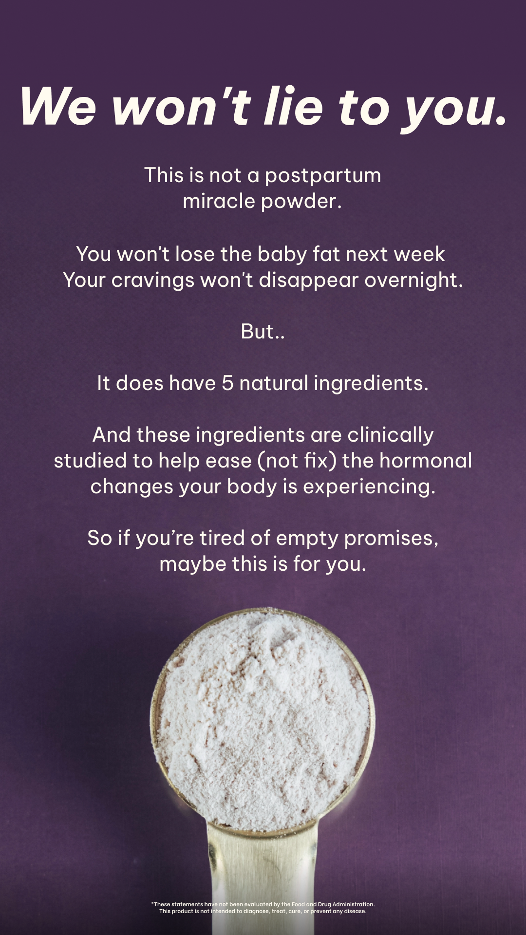 Zend Wellness Facebook ad: New Moms, Metabolize Unwanted Fat Deposits*