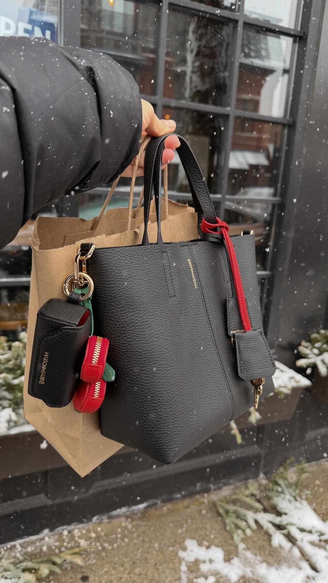 MAISON de SABRÉ Facebook ad: I keep saying I’ll switch bags… and then…