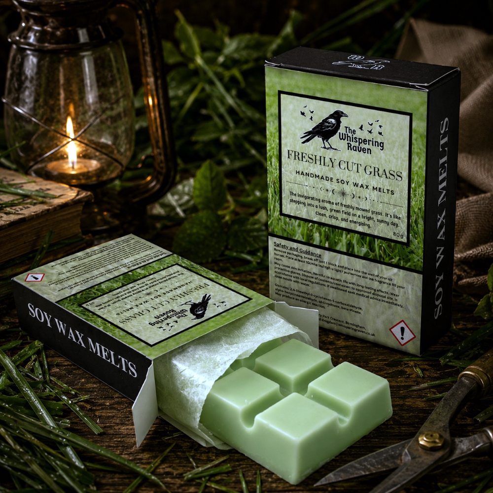 The Whispering Raven Facebook ad: Step into a world where fragrance meets atmosphere.