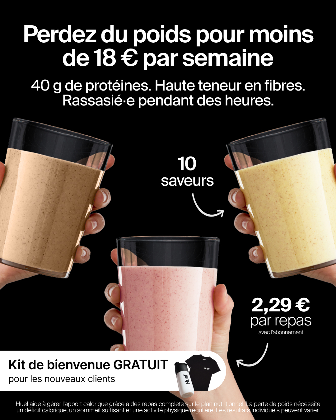 Huel Facebook ad